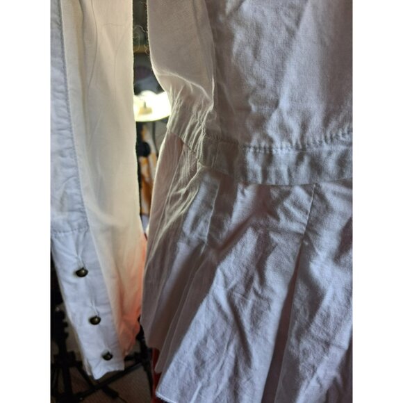 Elisa Cavaletti Italy Button-Up Blouse Shirt Cotton Silk Elastene Women Size XXL - Picture 4 of 4